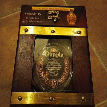 Schotse whisky DIMPLE 15 jaar oud, met mooie driehoekige doo