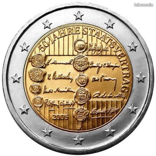 Serie 2 Euros Commémo. Autriche 2005, Postzegels en Munten, Munten | Europa | Euromunten, Setje, Overige waardes, Oostenrijk, Ophalen