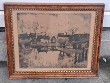 gravure signe armand apol beschikbaar voor biedingen