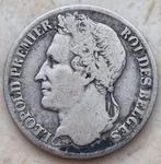 1 Franc 1833 (Gelauwerd) Leopold I / Zeldzaam !!, Postzegels en Munten, Munten | België, Ophalen of Verzenden, Losse munt, Zilver
