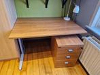 bureau met ladenblok en kabelgoot, zo goed als nieuw!, Huis en Inrichting, Ophalen, Zo goed als nieuw, Bureau
