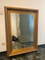 design spiegel, houten kader, afm 87x117, Antiek en Kunst, Antiek | Spiegels, Ophalen of Verzenden