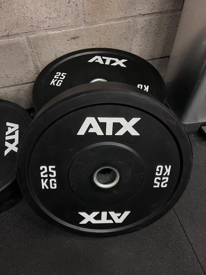 ATX bumperplates 2x25kg, Sport en Fitness, Fitnessmaterialen, Zo goed als nieuw, Overige typen, Ophalen