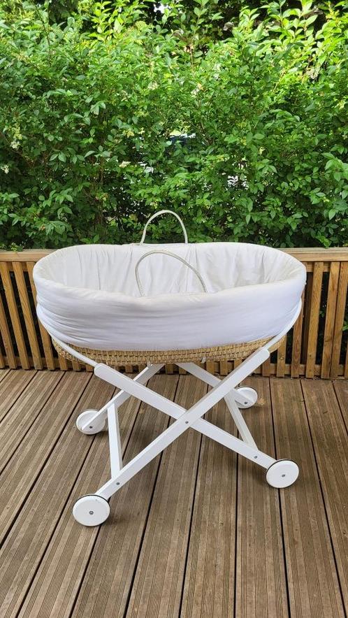Couffin Maïs tressé à roulette Zara Home, Kinderen en Baby's, Babywiegjes en Ledikanten, Gebruikt, Wieg, Ophalen