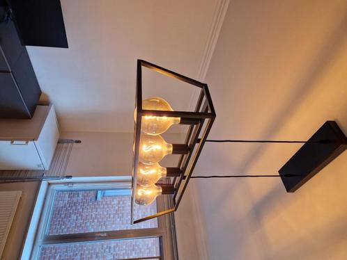 Hanglamp voor 4 lampen, zwart, 81 cm - ikea felsisk, Huis en Inrichting, Lampen | Hanglampen, Zo goed als nieuw, Ophalen of Verzenden