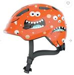Abus Smiley 3.0 - Orange monster - Kinder Fietshelm, Fietsen en Brommers, Fietsaccessoires | Fietshelmen, Ophalen, Zo goed als nieuw