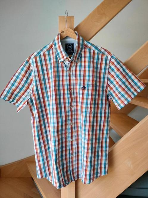 Prachtig heren hemd met korte mouwen. State of Art Large, Kleding | Heren, Overhemden, Zo goed als nieuw, Halswijdte 39/40 (M)