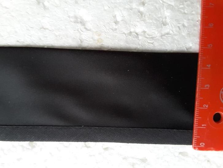 49 mm satijnzwarte hoogglans biaisband GBS4910, Hobby en Vrije tijd, Naaien en Fournituren, Nieuw, Ophalen of Verzenden