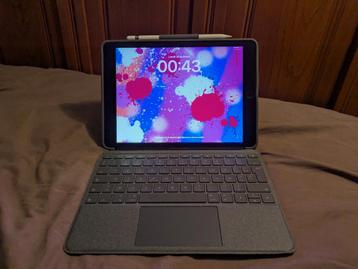 apple iPad 7eme génération 128go apple pencil  beschikbaar voor biedingen