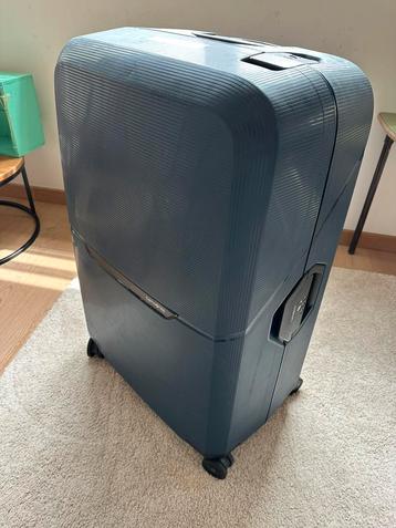 Samsonite Magnum Eco rolkoffer valies trolley - blauw beschikbaar voor biedingen