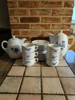 6 delig koffie/theeservies la porcelaine de baudour, Antiek en Kunst, Antiek | Servies compleet, Ophalen of Verzenden