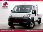 Peugeot Boxer 2.2 BlueHDi 140pk D.C. Open Laadbak Trekhaak 3, Wit, Bedrijf, Onderhoudsboekje, Te koop