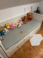Bedbank met 3 lades, wit, 80x200 cm, Ophalen, Zo goed als nieuw