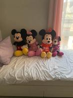 Peluche Minnie et Mickey, Kinderen en Baby's, Speelgoed | Knuffels en Pluche, Zo goed als nieuw