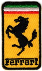 Ferrari stoffen opstrijk patch embleem #1, Verzenden, Nieuw