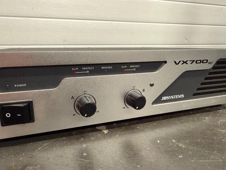 JB Systems VX 700 MKII - versterker, Muziek en Instrumenten, Versterkers | Keyboard, Monitor en PA, Gebruikt, P.A., 500 tot 1000 watt
