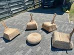 rotan stoelen salontafel, Ophalen, Gebruikt