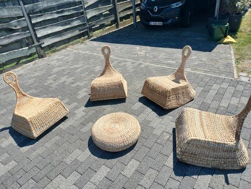 rotan stoelen salontafel, Huis en Inrichting, Woonaccessoires | Dienbladen, Gebruikt, Ophalen