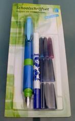 Schoolschrijfset: Vulpen, tintenkiller  en vullingen, Diversen, Schrijfwaren, Ophalen of Verzenden, Nieuw