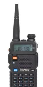 Talkie-walkie BaoFeng UV-5R 8 watts avec accessoires, Enlèvement ou Envoi, Neuf, Talkie-walkie ou Walkie-talkie, Fonction mains libres