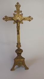 Koperen Altaarkruis groot, Antiek en Kunst, Ophalen