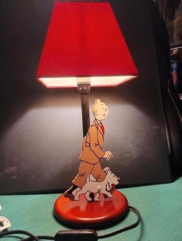 kuifje tintin : 1993 trousselier france lamp 1 beschikbaar voor biedingen