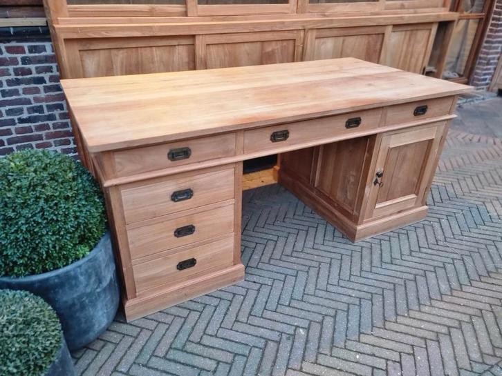 Teak bureau GRATIS LEVERING, Huis en Inrichting, Bureaus, Bureau, Ophalen of Verzenden