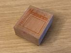 Houten stempel 'Precious Memories' 3,5 x 4 cm, Hobby en Vrije tijd, Ophalen of Verzenden, Gebruikt, Houten stempel