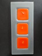 schaaltje met 3 oranje kaarsen * nieuw *, Audio, Tv en Foto, Mp3-spelers | Apple iPod, Nieuw, Oranje, Ophalen