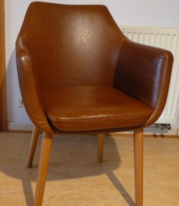 Fauteuil de table "Maison du meuble", Maison & Meubles, Fauteuils, Comme neuf, 50 à 75 cm, Enlèvement