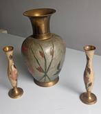 Antiek set  koperen vazen, Antiquités & Art, Enlèvement ou Envoi