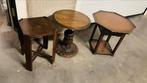 4 houten tafels in lot te koop, Antiek en Kunst, Ophalen