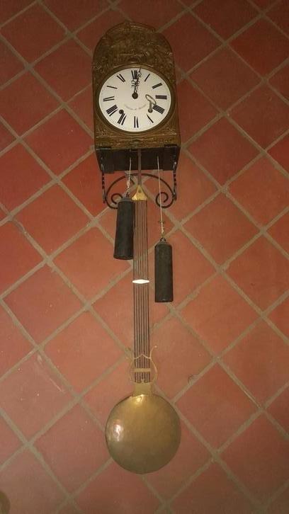 Prachtige antieke Comtoise klok, Antiek en Kunst, Antiek | Klokken, Ophalen