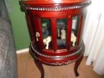 Rond vitrine kasje, Huis en Inrichting, Ophalen, Glas, 50 tot 100 cm, Zo goed als nieuw