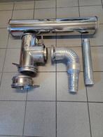 Dubbelwandige schoorsteen met hulpstukken, Doe-het-zelf en Bouw, Ophalen, Zo goed als nieuw, Inox