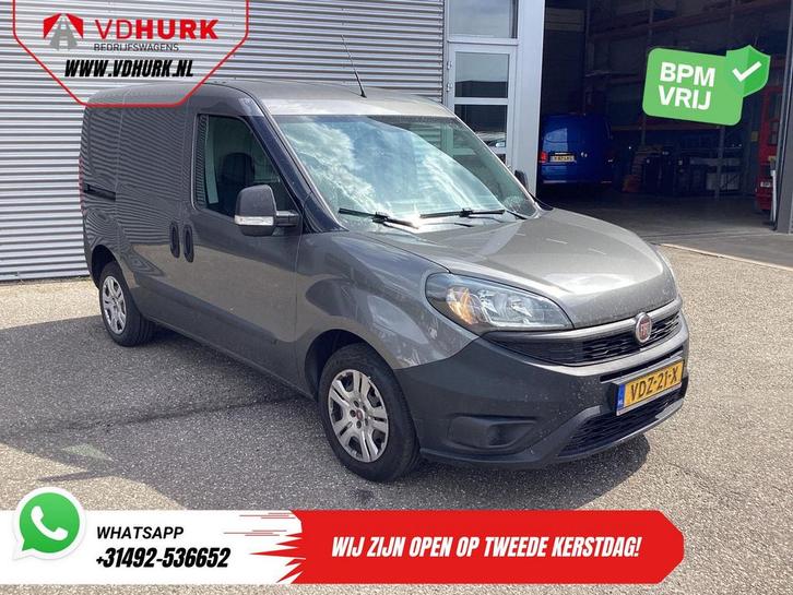 Fiat Doblò Cargo 1.6 MJ 105 pk 3Pers./ Airco/ Cruise/ Navi/, Auto's, Bestelwagens en Lichte vracht, Bedrijf, ABS, Centrale vergrendeling