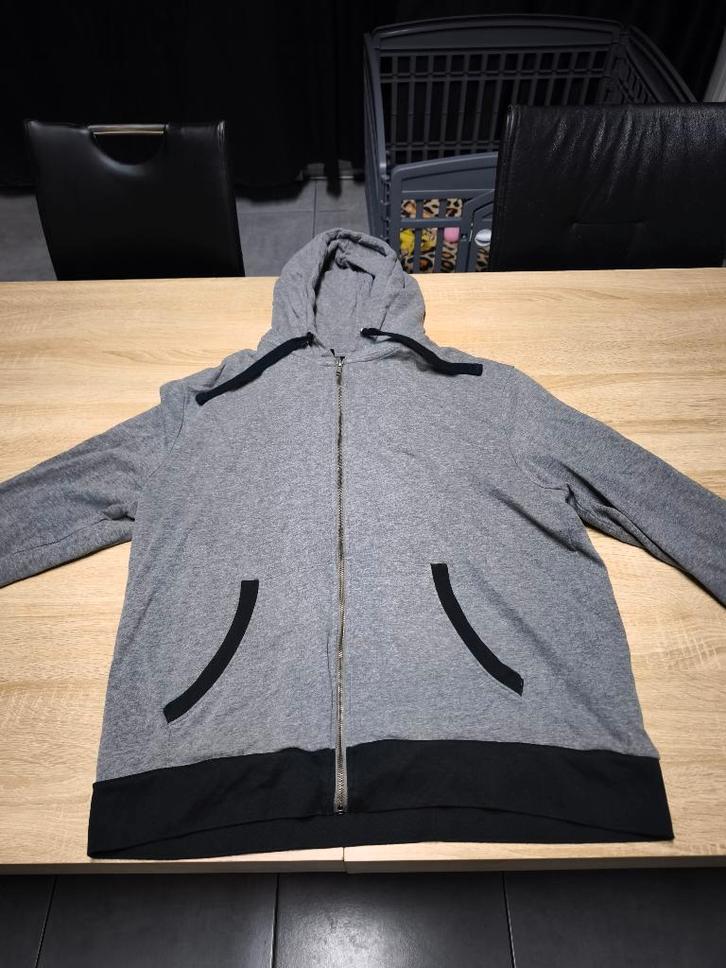 Gilet à capuche BPC gris – Taille XXL – Bon état, Kleding | Heren, Jassen | Zomer, Zo goed als nieuw, Grijs, Ophalen