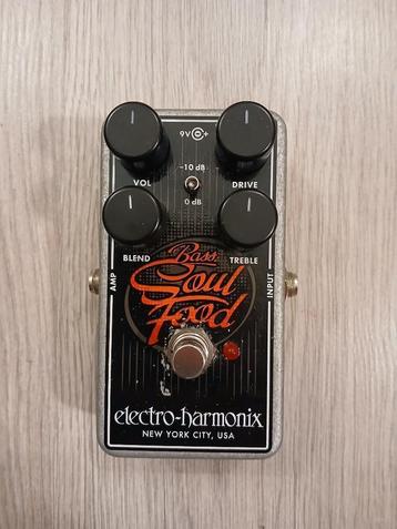 Electro-Harmonix Bass Soul Food (Overdrive), Musique & Instruments, Enlèvement ou Envoi, Utilisé, Distortion, Overdrive ou Fuzz