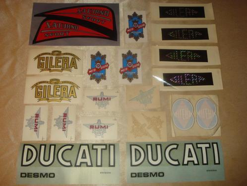 Lot N°3 d'Autocollants - Décalcomanies pour Motos Italiennes, Motoren, Accessoires | Stickers, Ophalen of Verzenden