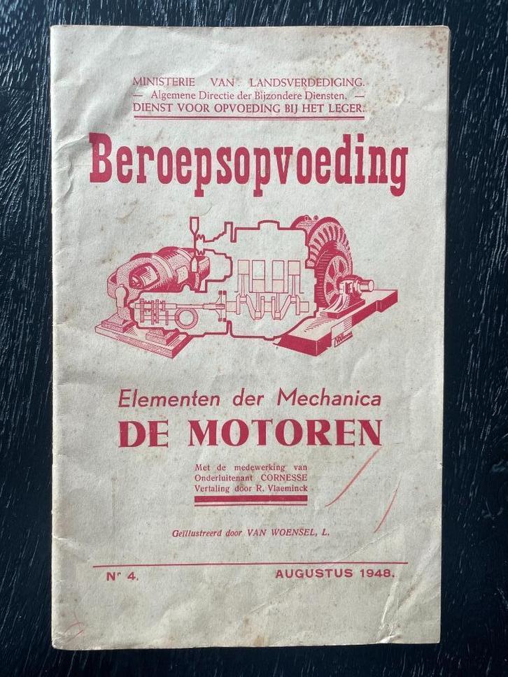 Elementen der Mechanica De Motoren Augustus 1948, Boeken, Techniek, Gelezen, Autotechniek, Ophalen of Verzenden