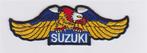 Suzuki stoffen opstrijk patch embleem #9, Motoren, Verzenden, Nieuw