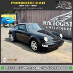Gerestaureerde Porsche 964 uit 1990 — Turbo Steel Look, Auto's, Oldtimers, Achterwielaandrijving, Overige bekleding, Zwart, Overige kleuren