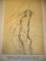 1989 vintage Affiche Joseph BEUYS GRAPHIK Lempertz expo BXL, Enlèvement ou Envoi