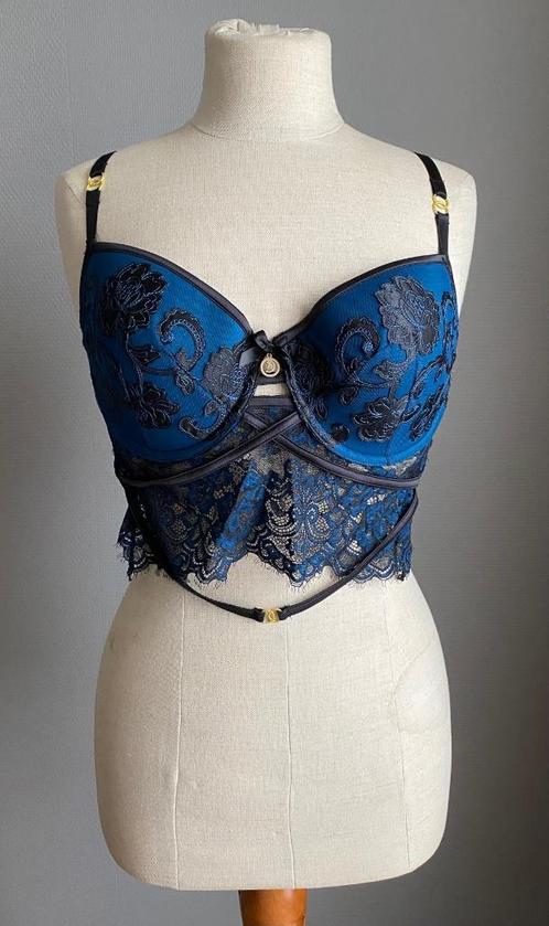 Blauw setje Doutzen’s Stories by Hunkemöller maat 85D -NIEUW, Kleding | Dames, Ondergoed en Lingerie, Setje, Blauw, Verzenden