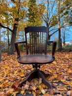 Stoel 1932 Milwaukee Chair Company, Huis en Inrichting, Ophalen, Gebruikt, Bruin, Vintage