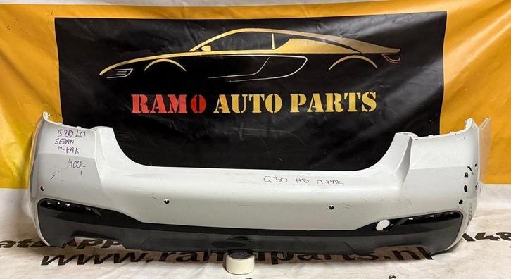 ACHTERBUMPER BMW 5 SERIE G30 M PAKKET 6XPDC 51128098694, Auto-onderdelen, Carrosserie, Bumper, BMW, Achter, Gebruikt, 3 maanden garantie