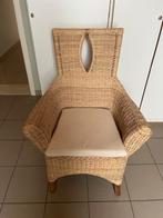Rotan zetel, Maison & Meubles, Canapés | Salons, Enlèvement, Comme neuf, Osier ou Rotin