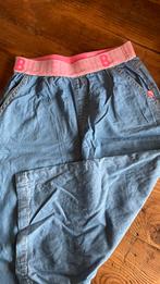 Wijde stoere Jeans neon roze mt 138 Billie blush, Kinderen en Baby's, Kinderkleding | Maat 134, Ophalen of Verzenden