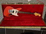 Fender Jag-Stang, fiesta red, crafted in Japan, 2002, Comme neuf, Solid body, Enlèvement ou Envoi, Fender