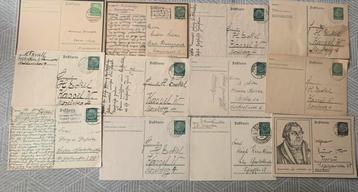 12 Duitse postkaarten 1933-1939